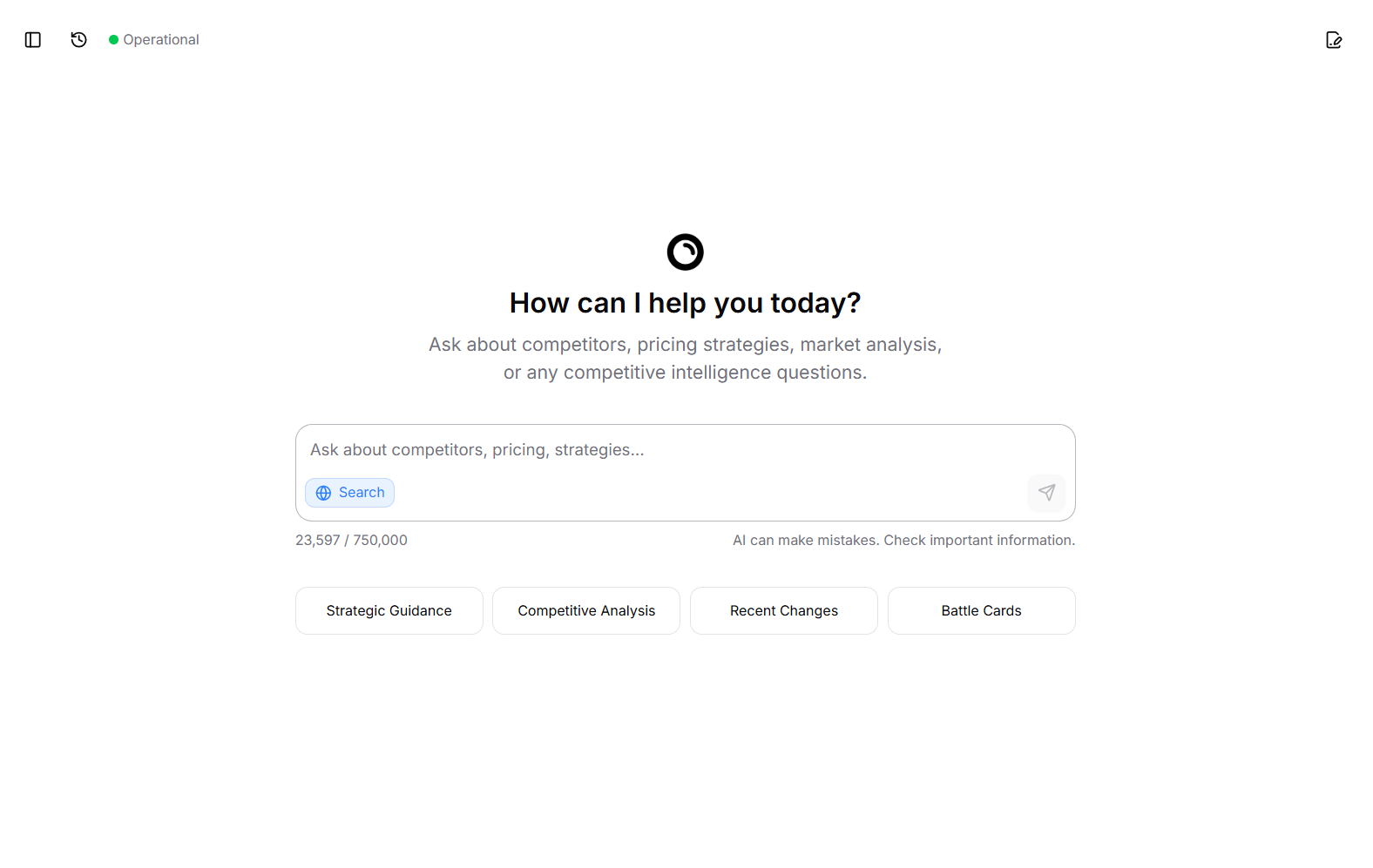 AskGlow AI Chat Interface